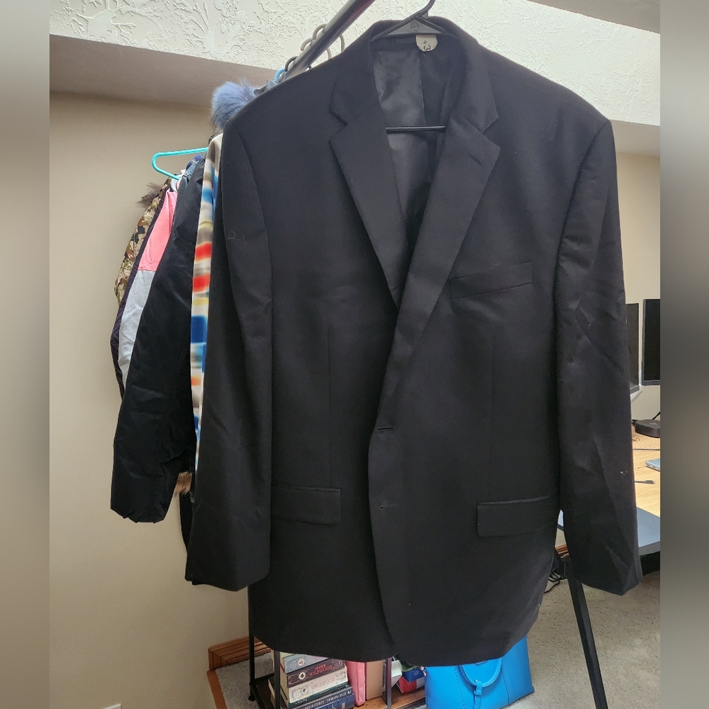 Michael Kors Black Classic Notch Lapel Blazer